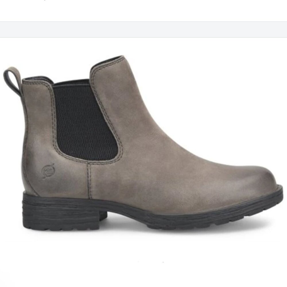 Brand New Born Cove Grey Leather Women's Pull-On Boots